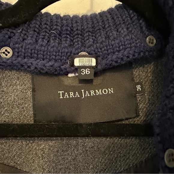 Tara Jarmon wool oversize Brianna coat w/ removable collar- 36 (FR)/4/6 (US) - Picture 9 of 15